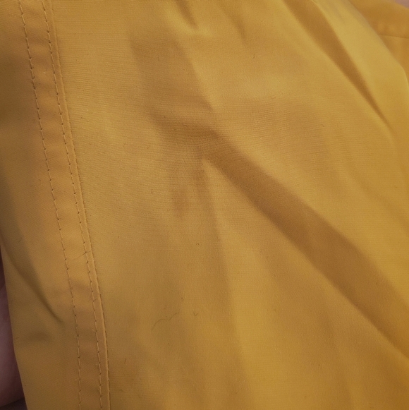 Charter Club Water Resistant jacket. Rain. Yellow. Women size M. No hood. - Picture 14 of 15